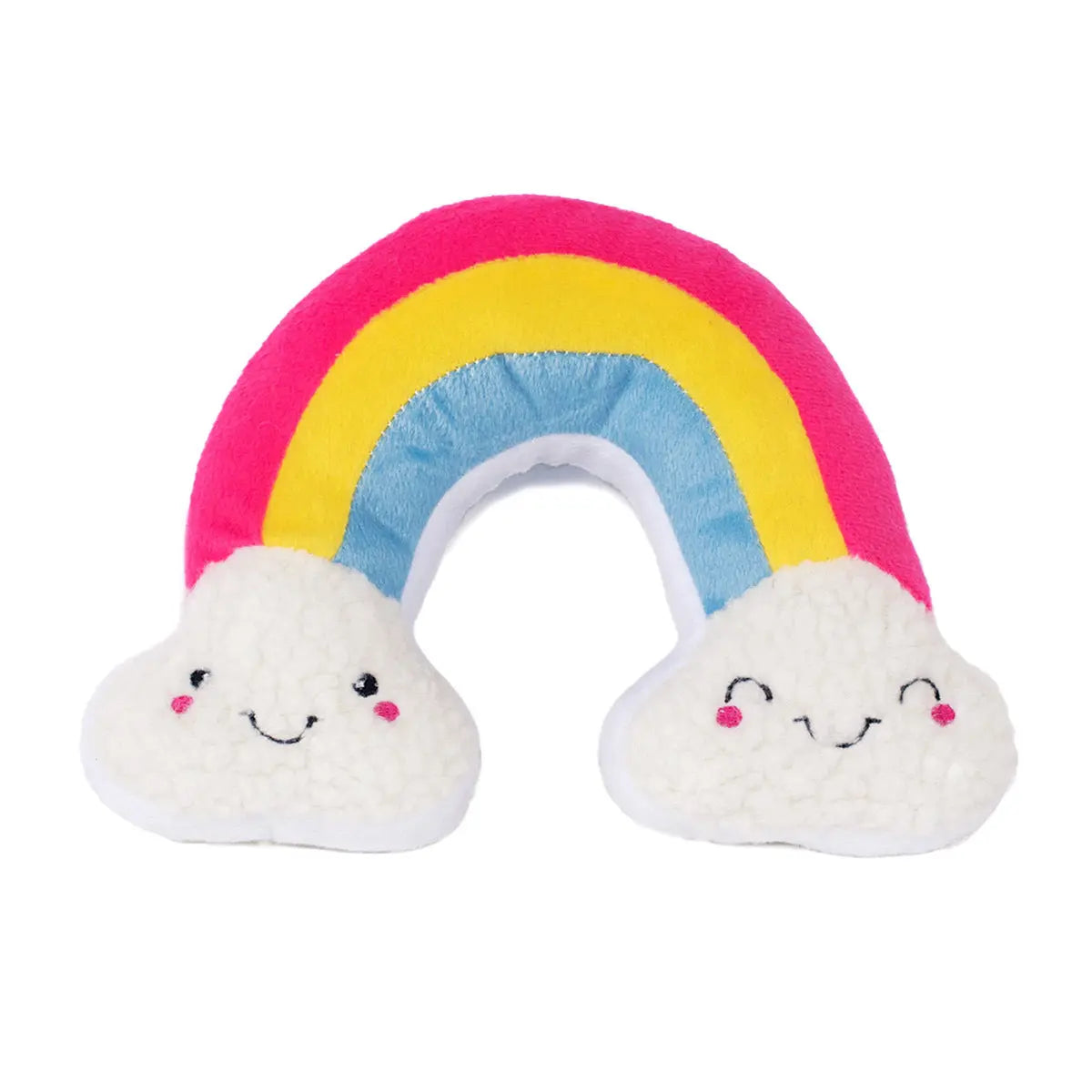 Zippy Paws plush rainbow toy for dogs.
